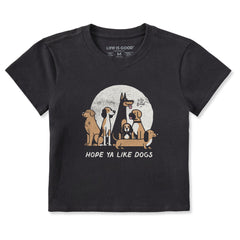 Women's Hope Ya Like Dogs Crusher-LITE Shrunken Tee