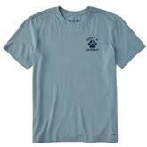Men's Who's a Good Boy Paw Short Sleeve Crusher Tee