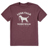 Men's Less Talk More Walk Short Sleeve Tee