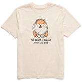 Men's The Fluff is Strong in This One Short Sleeve Crusher Tee