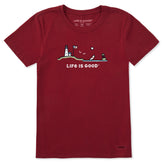 Women's Flag Ocean Vista Short Sleeve Crusher Tee