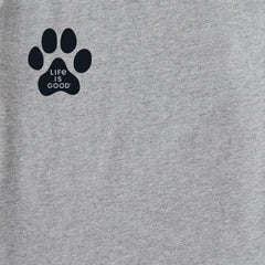 Men's Single Paw Short Sleeve Crusher Tee