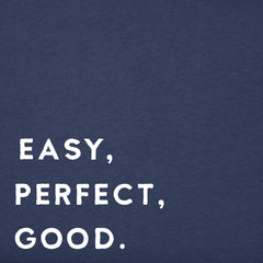 Men's Life Isn't Easy Message Short Sleeve Crusher Tee