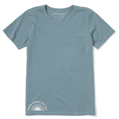 Women's Here Comes the Sunrise Short Sleeve Crusher Tee