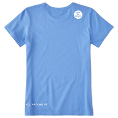Women's Keys to Happiness Wrap Short Sleeve Crusher Tee