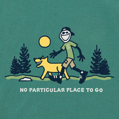 Men's No Particular Place To Go Short Sleeve Crusher Tee