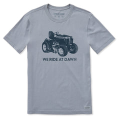 Men's Ride At Dawn Lawnmower Short Sleeve Crusher-LITE Slim Fit Tee