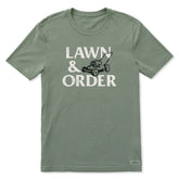 Men's Lawn and Order Logo Short Sleeve Crusher-LITE Slim Fit Tee