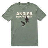 Men's Angler Management Short Sleeve Crusher-LITE Slim Fit Tee