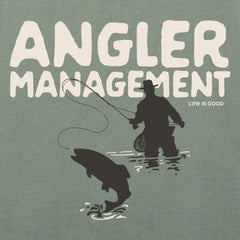 Men's Angler Management Short Sleeve Crusher-LITE Slim Fit Tee