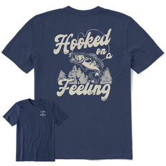 Men's Hooked on a Feeling Short Sleeve Crusher-LITE Slim Fit Tee
