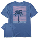 Men's Striped Palm Short Sleeve Tee