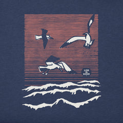 Men's Seagulls Over the Water Short Sleeve Tee