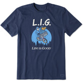 Men's Jake Rocket Flying Bike Short Sleeve Tee