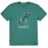 Men's Life is Electric Short Sleeve Crusher Tee
