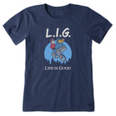 Women's Jake Rocket Flying Bike Short Sleeve Tee
