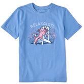 Kids Relaxalotl Adirondack Short Sleeve Crusher Tee