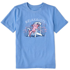 Kids Relaxalotl Adirondack Short Sleeve Crusher Tee