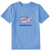 Kids Swimsalotl Short Sleeve Crusher Tee