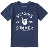 Kids School's Out For Summer Short Sleeve Crusher Tee