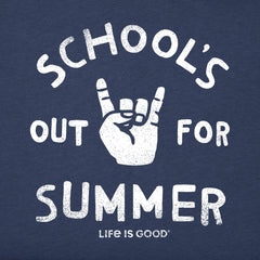 Kids School's Out For Summer Short Sleeve Crusher Tee