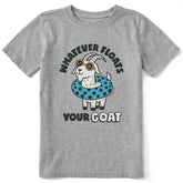 Kids Whatever Floats Your Goat Short Sleeve Crusher Tee