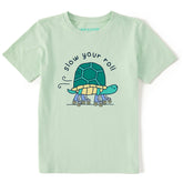 Kids Slow Your Roll Turtle Short Sleeve Crusher Tee