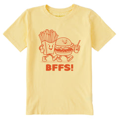 Kids Burger and Fries BFFs Short Sleeve Crusher Tee