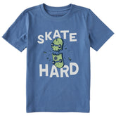 Kids Skate Hard Short Sleeve Crusher Tee