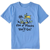 Kids Oh the Places You'll Go Scuba Short Sleeve Crusher Tee
