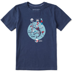 Kids It's Fun to Have Fun Short Sleeve Crusher Tee