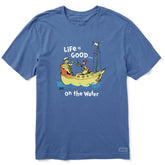 Men's Dr. Seuss Life is Good on the Water Short Sleeve Tee