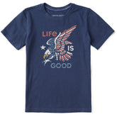 Kids American Eagle Short Sleeve Crusher Tee