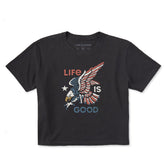 Women's American Eagle Short Sleeve Crusher Boxy Tee