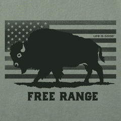 Women's Free Range Buffalo Short Sleeve Crusher Tee