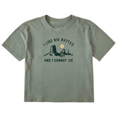 Women's I Like Big Buttes Short Sleeve Crusher Boxy Tee