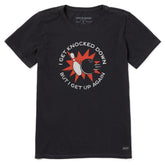 Women's I Get Knocked Down Short Sleeve Tee
