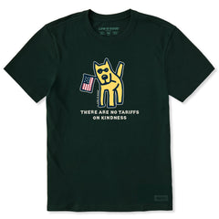 Men's No Tariffs on Kindness Rocket Short Sleeve Crusher Tee
