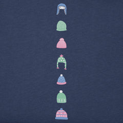 Kids Cool Beanie Hats Long Sleeve Crusher Tee