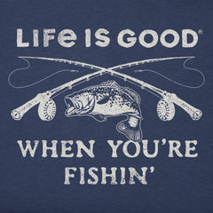 Kids Life is Good When You're Fishin' Short Sleeve Crusher Tee