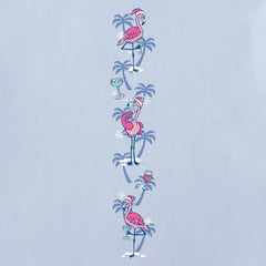 Women's Frosty Flamingos Long Sleeve Crusher Tee