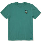 Men's Get a Life Short Sleeve Crusher Tee