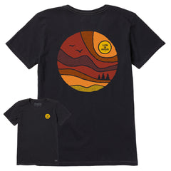 Women's Golden Hour Landscape Short Sleeve Tee