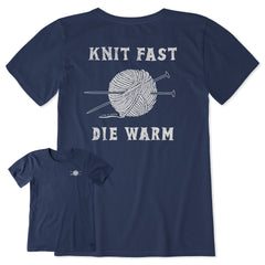 Women's Knit Fast Die Warm Short Sleeve Tee