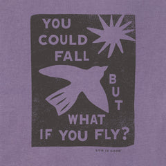 Women's But What if You Fly? Short Sleeve Crusher Tee