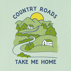 Women's Country Roads Take Me Home Short Sleeve Crusher Tee