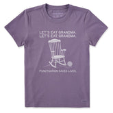 Women's Let's Eat Grandma Short Sleeve Crusher Tee