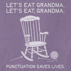 Women's Let's Eat Grandma Short Sleeve Crusher Tee