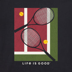 Men's Tennis Court Short Sleeve Tee