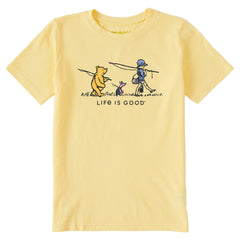 Kids Gone Fishin' Winnie Short Sleeve Crusher Tee